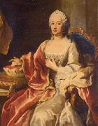 Jacopo Amigoni Portrait of Maria Anna of Sulzbach Sweden oil painting artist